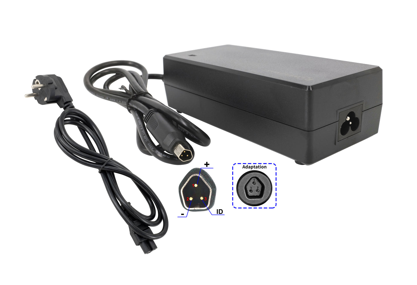 Powersmart E-Bike Charger 36V 2A for Phylion Batteries (Pentagon Plug)