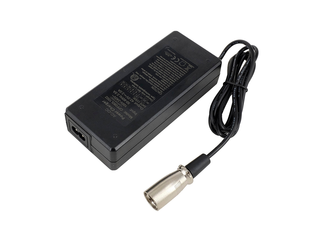 Oplader voor Prophete SideClick batterijen 36V / 2A (XLR 3-pin)