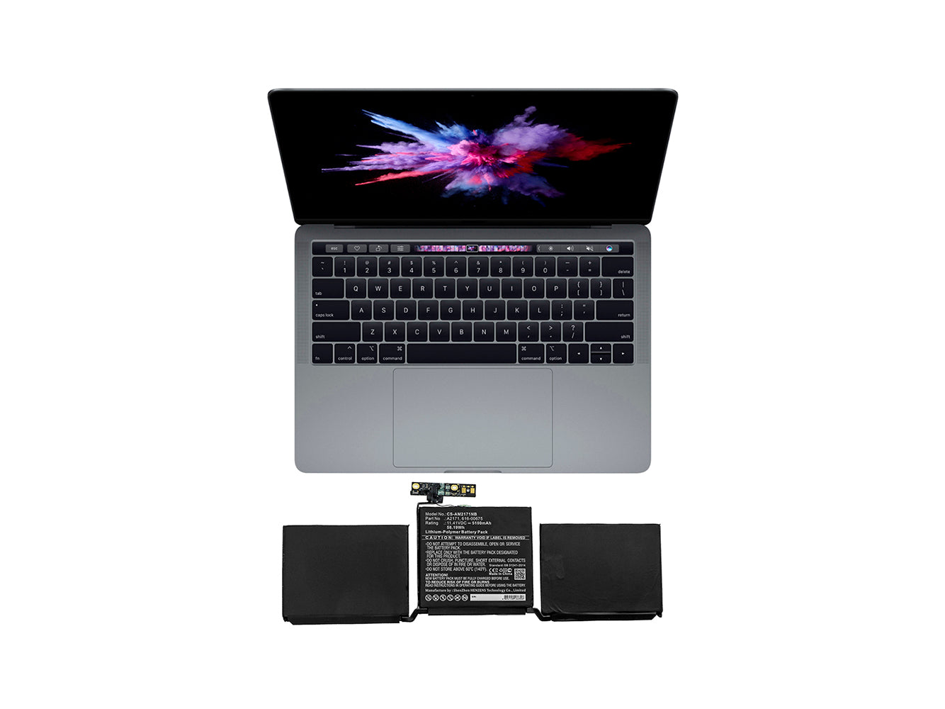 Ersatz für Apple Macbook Pro EMC 3301 Laptop-Akku