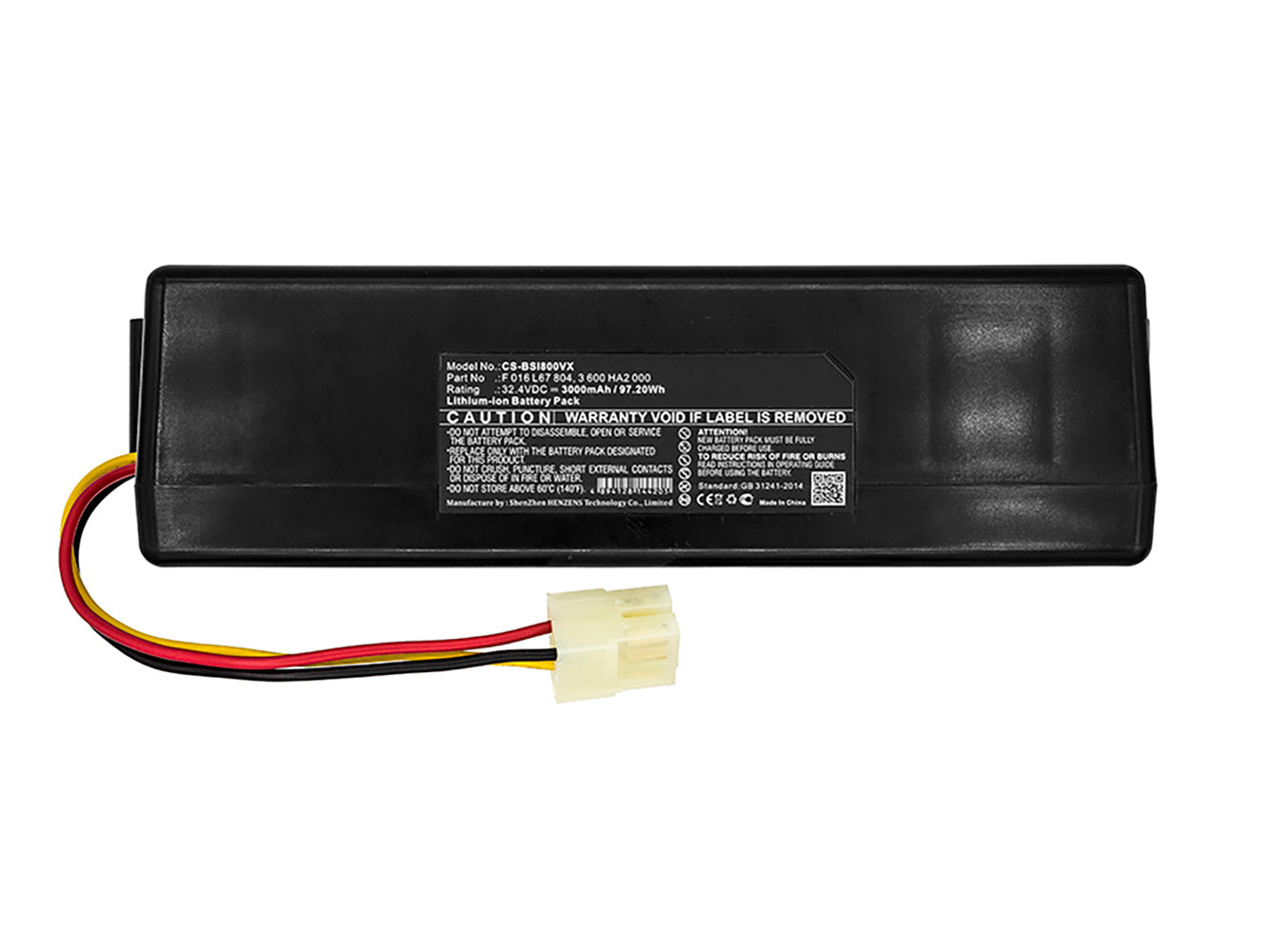 Replacement for Bosch Indego 1000, Indego 10C, Indego 1100 Connect Lawn Mowers Battery