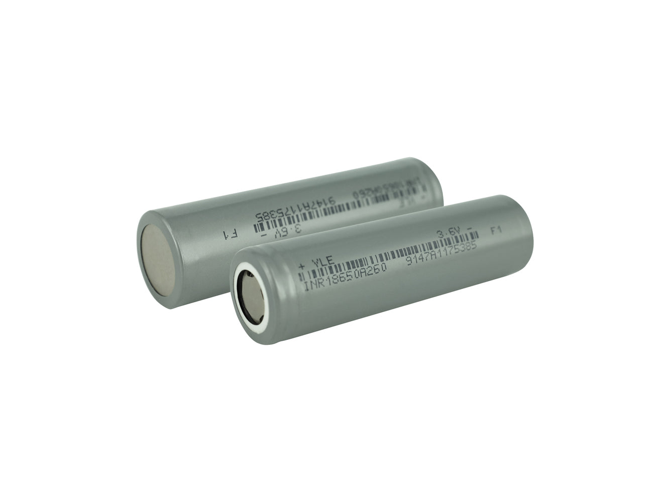 2x 18650 3,6 V 2600 mAh wiederaufladbare Batteriezellen