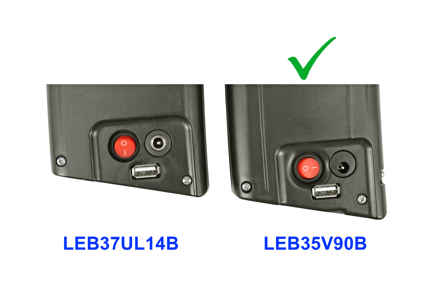 2 Pin discharge port Electric Bike Battery Li-Ion 36V - 10.5Ah/378Wh, Replacement for F.lli Schiano Galaxy 20 Inch