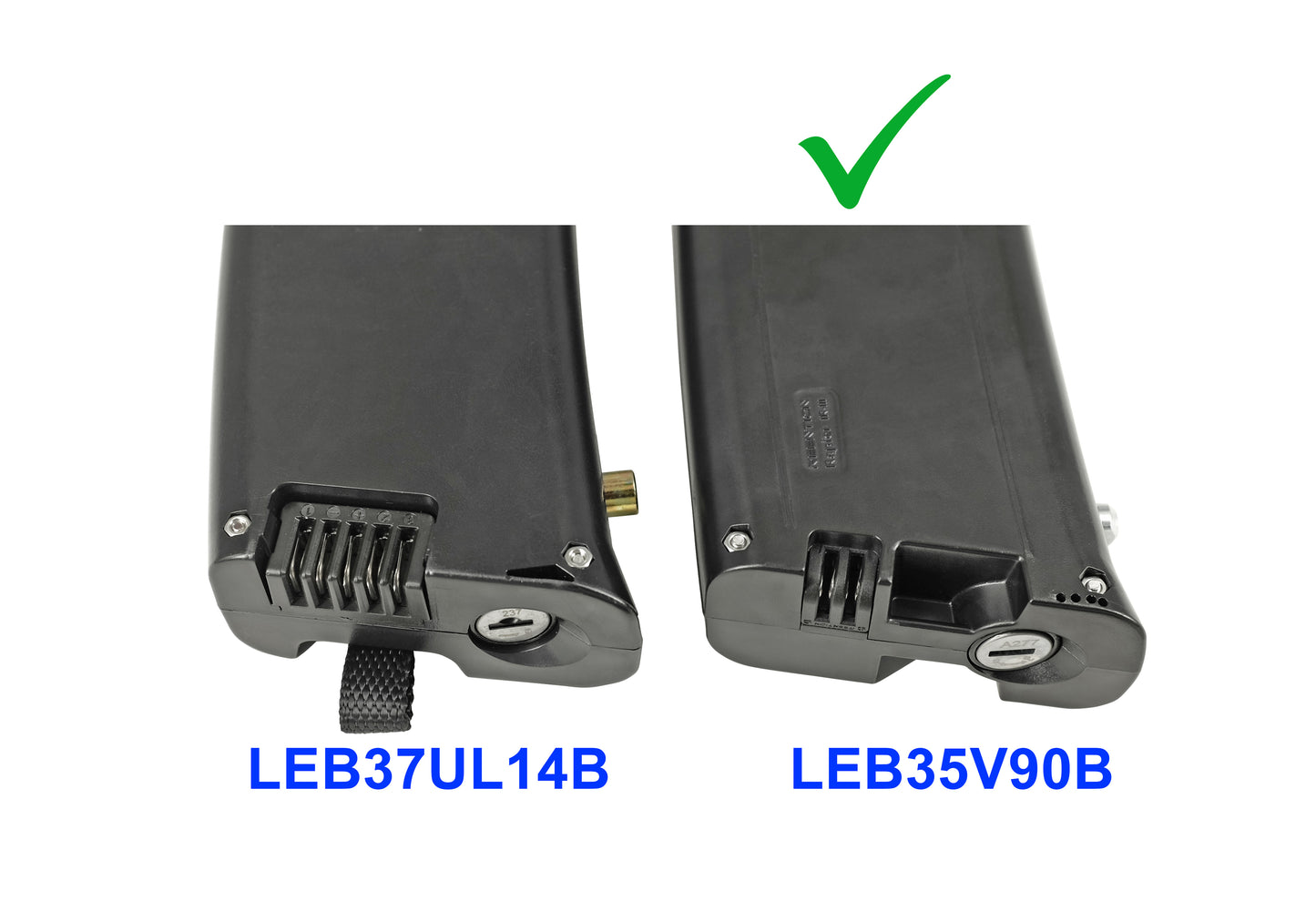 2 Pin discharge port Electric Bike Battery Li-Ion 36V - 10.5Ah/378Wh, Replacement for F.lli Schiano Galaxy 20 Inch