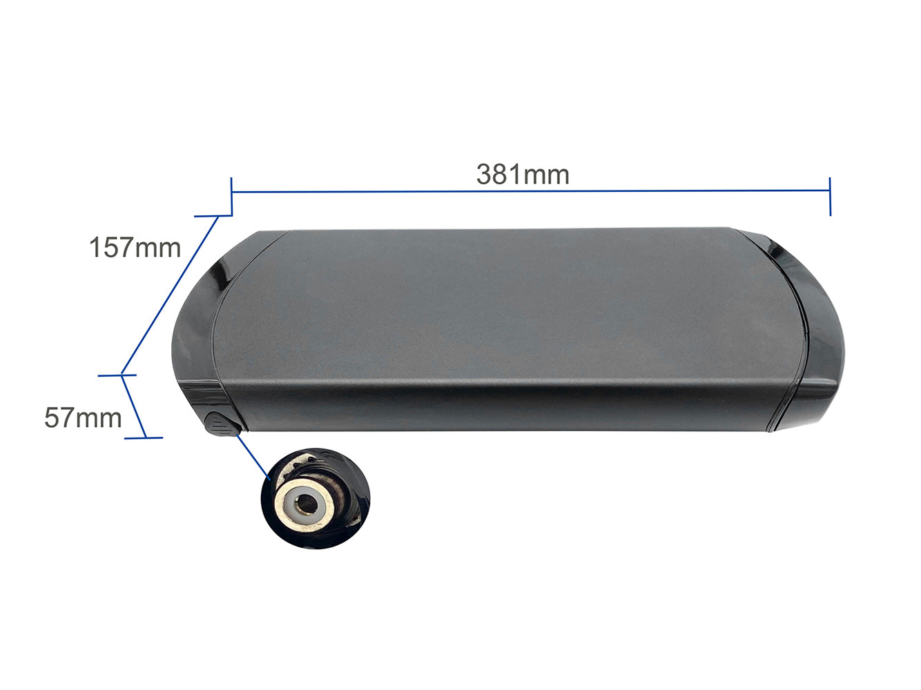 36V 13Ah/ 481 Li-Ionen-Hinterakku Wall-E Phylion E-Bike OHNE Halterung