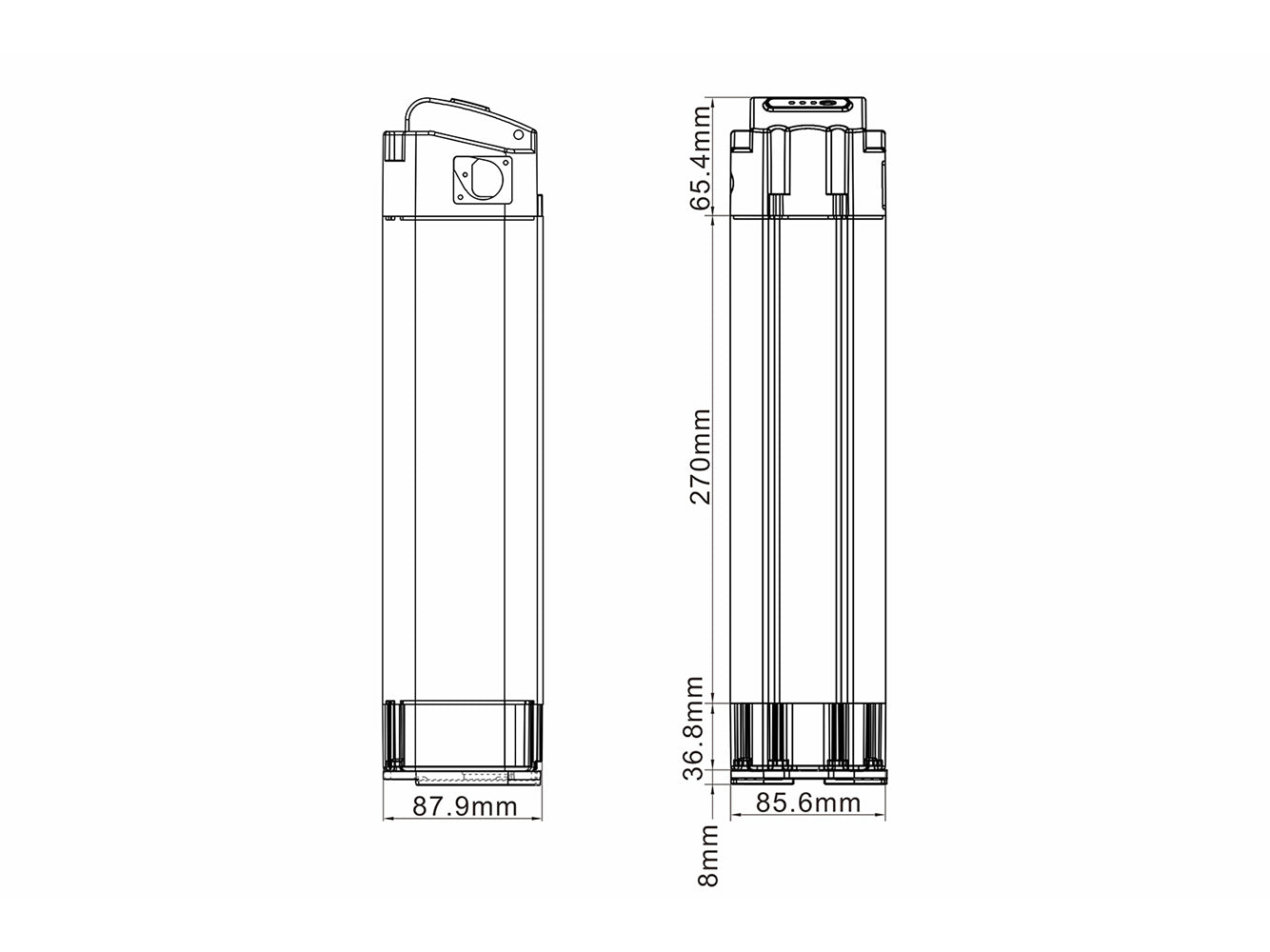 Powersmart 36V 13,4Ah / 482Wh accu voor Telefunken Multitalent RC820, RC822, RC830