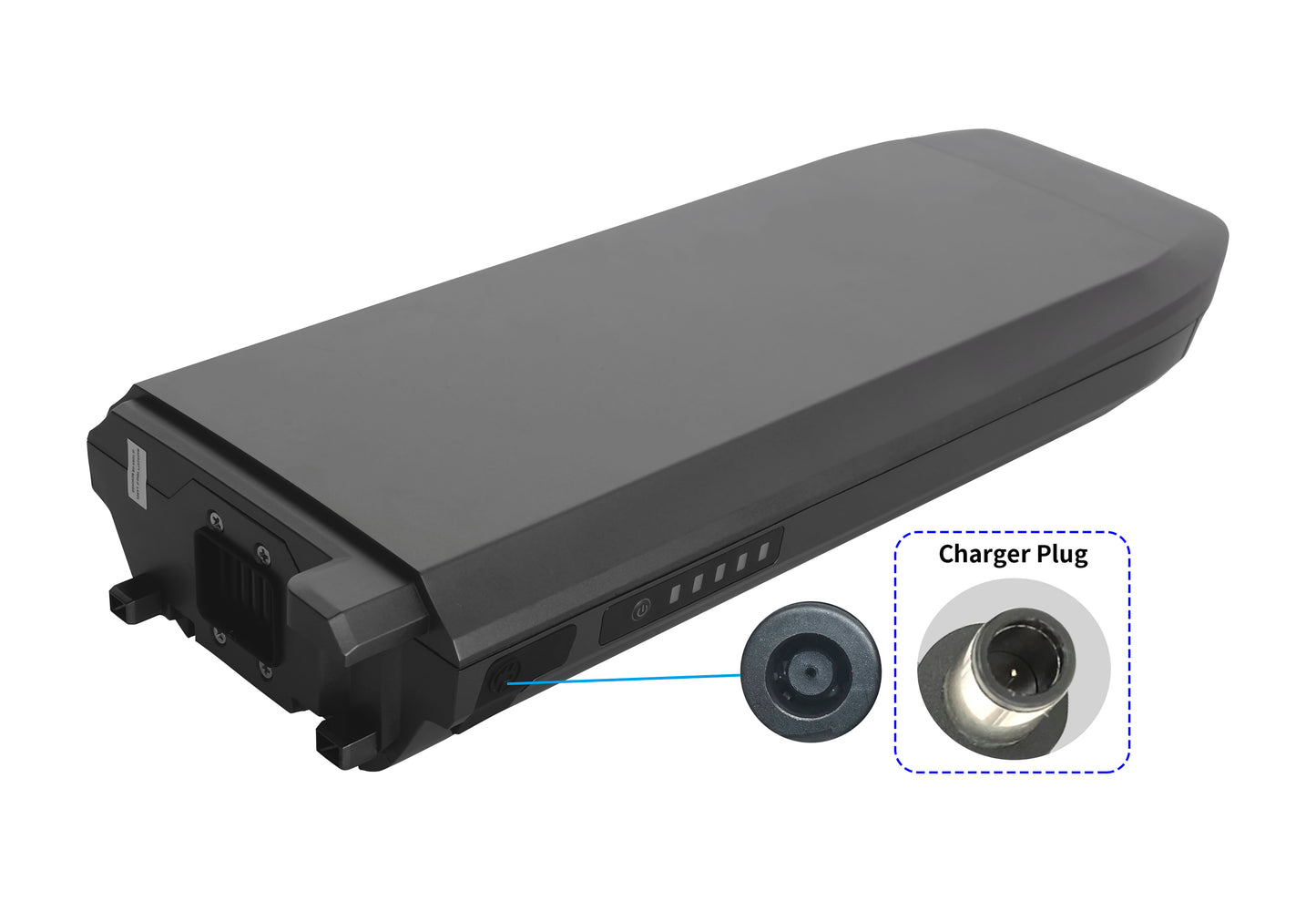 Li-Ion 36V - 16Ah/576Wh Bagagedrageraccu met Phylion UART