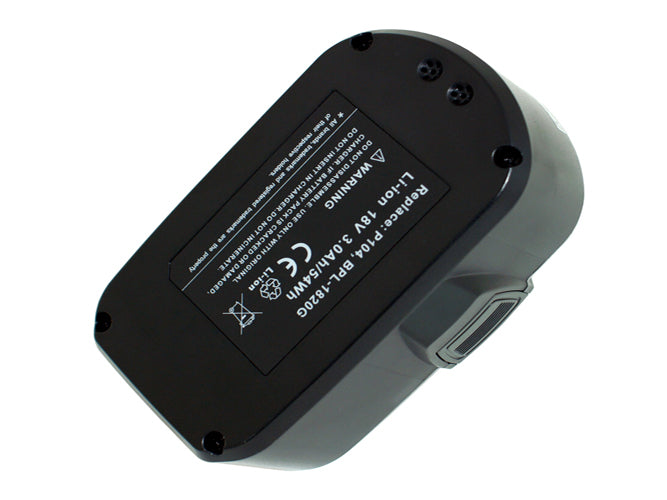 Replacement for RYOBI BID-1801M, BID-180L, BID1821, BIW180, RYOBI C, O, P, 18V ONE PLUS Series Power Tools Battery