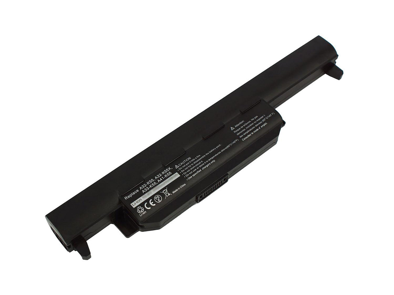 Vervanging voor ASUS A45-serie, A45A-serie, A45D-serie, A45DE-serie, A45DR-serie, A45N-serie, A45V-serie, A45VD-serie, A45VG-serie, A45VJ-serie, A45VM-serie, A45VS-serie, A55-serie, A55A-serie, ASUS A55-laptopbatterij