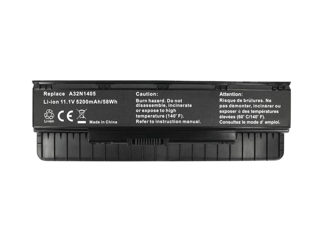 Vervanging voor ASUS G551, G551J, G551JKG581JM-serie, G551JM, G551JW-laptopbatterij