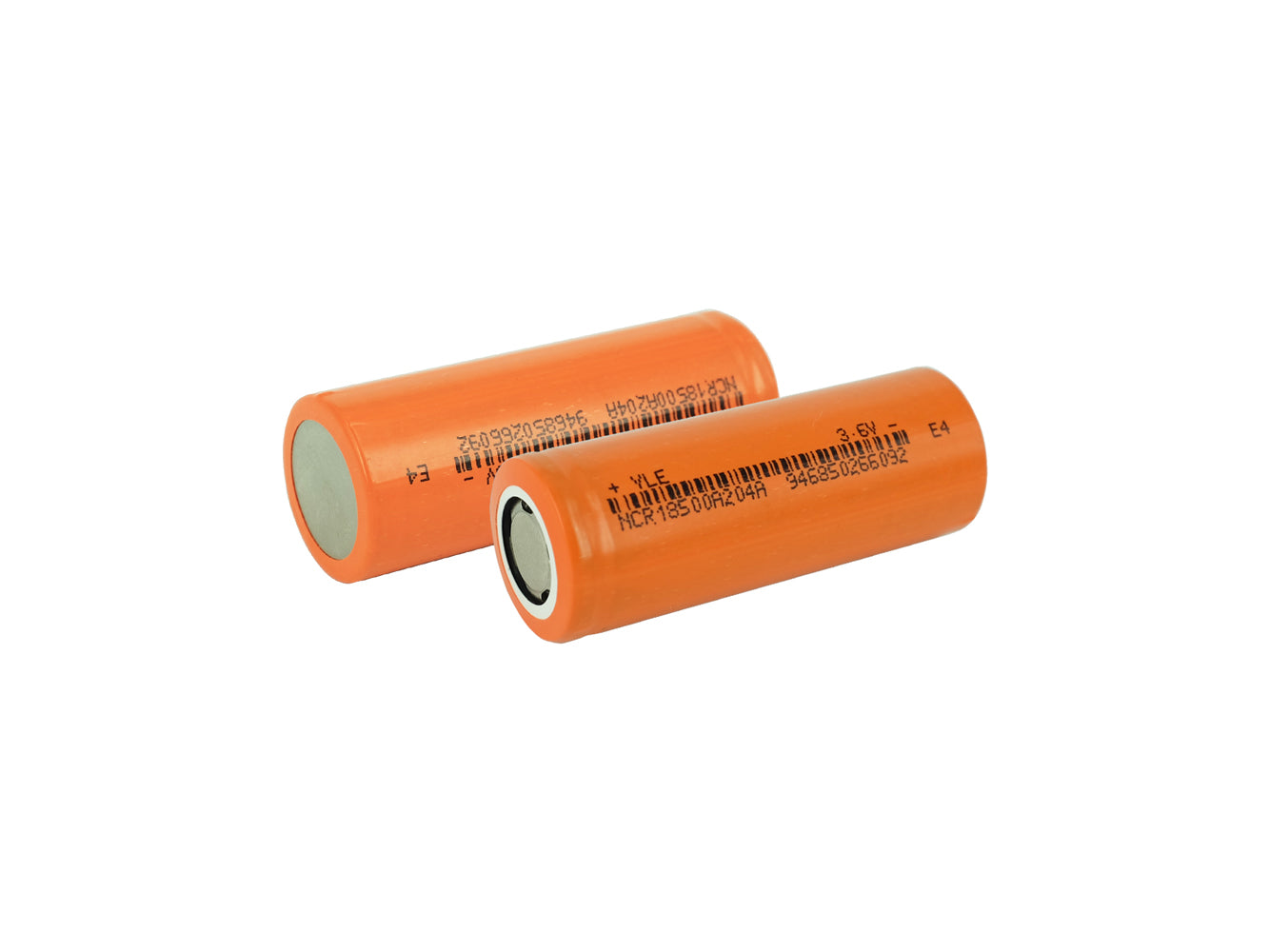 2x 18500 3,6 V 2040 mAh wiederaufladbare Batteriezellen