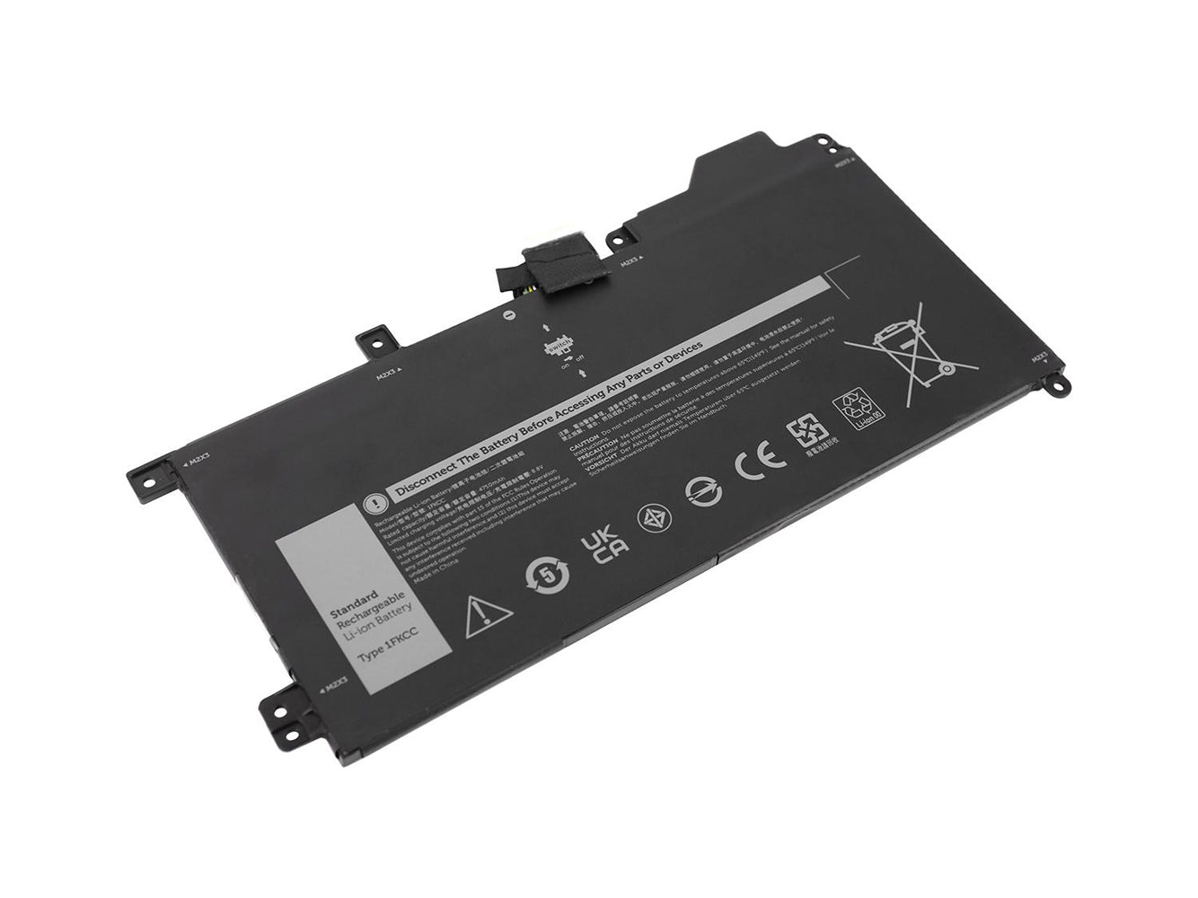 Vervanging voor Dell Latitude 7200 2-in-1, Latitude 7210 2-in-1 laptopbatterij