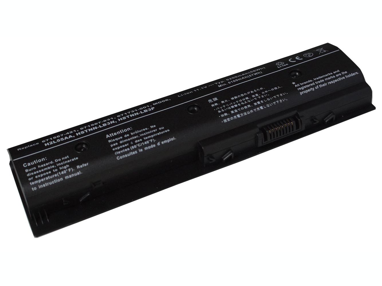 Replacement for HP Envy dv4, Envy dv6, Envy m6, Pavilion dv4, Pavilion dv6, Pavilion dv7 Series Laptop Battery