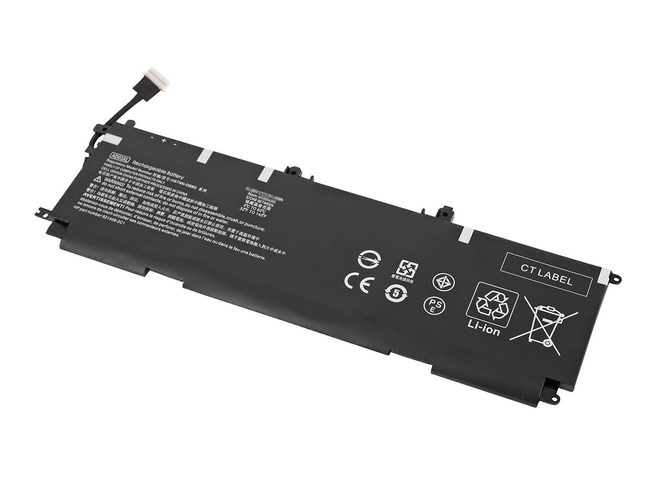 Vervanging voor HP AD017TX, AD105TX-serie, Envy 13-AD141NG, TPN-I128 laptopbatterij