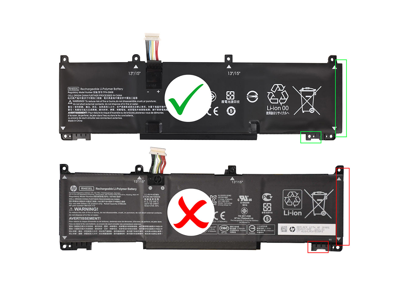 Replacement for HP TPN-Q517, ZHAN66 Pro A 14 G4, ZHAN66 Pro14 G4 Laptop Battery