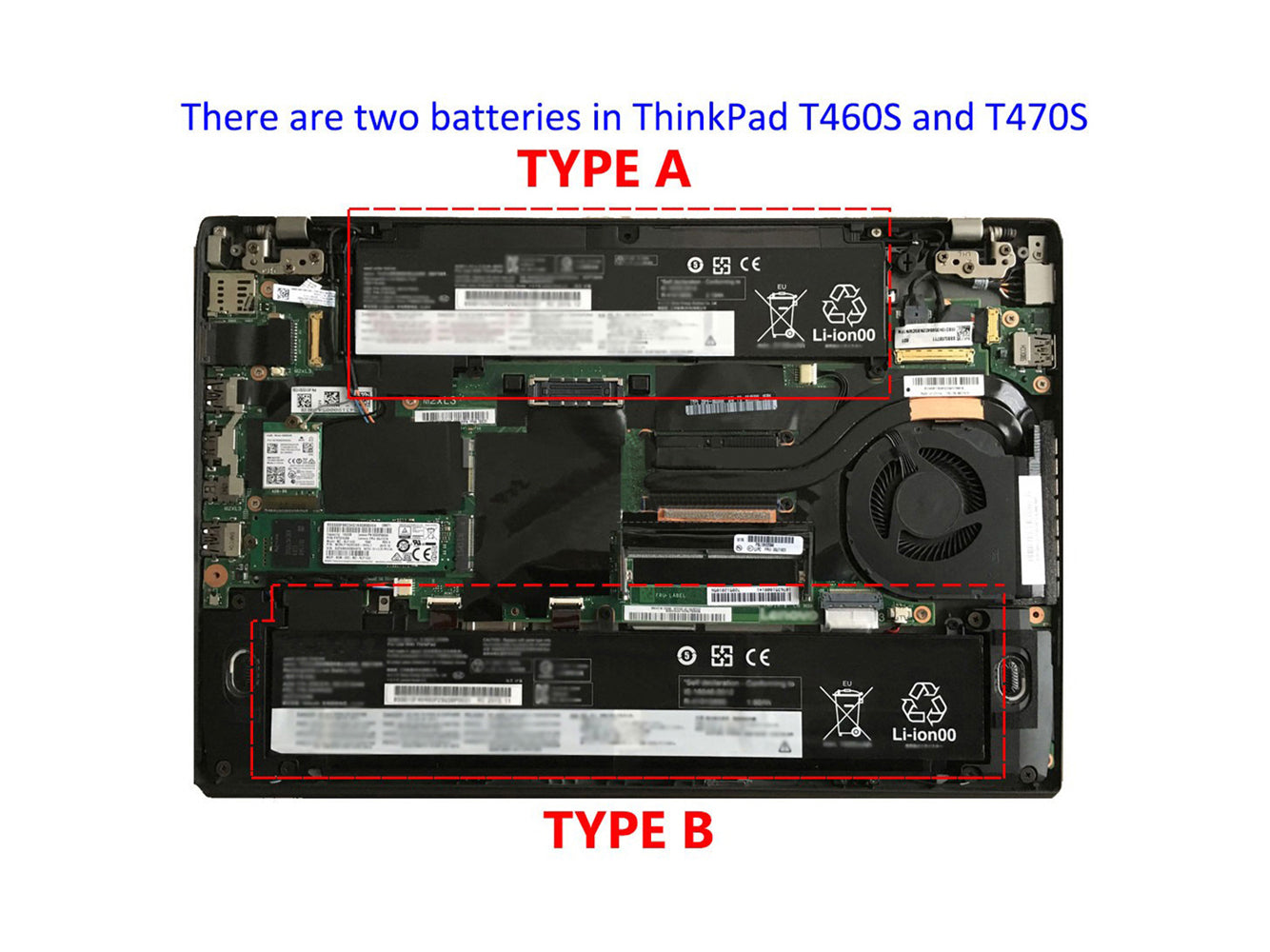 Vervanging voor LENOVO ThinkPad T470s - 20HF, ThinkPad T470s - 20HG Laptopbatterij