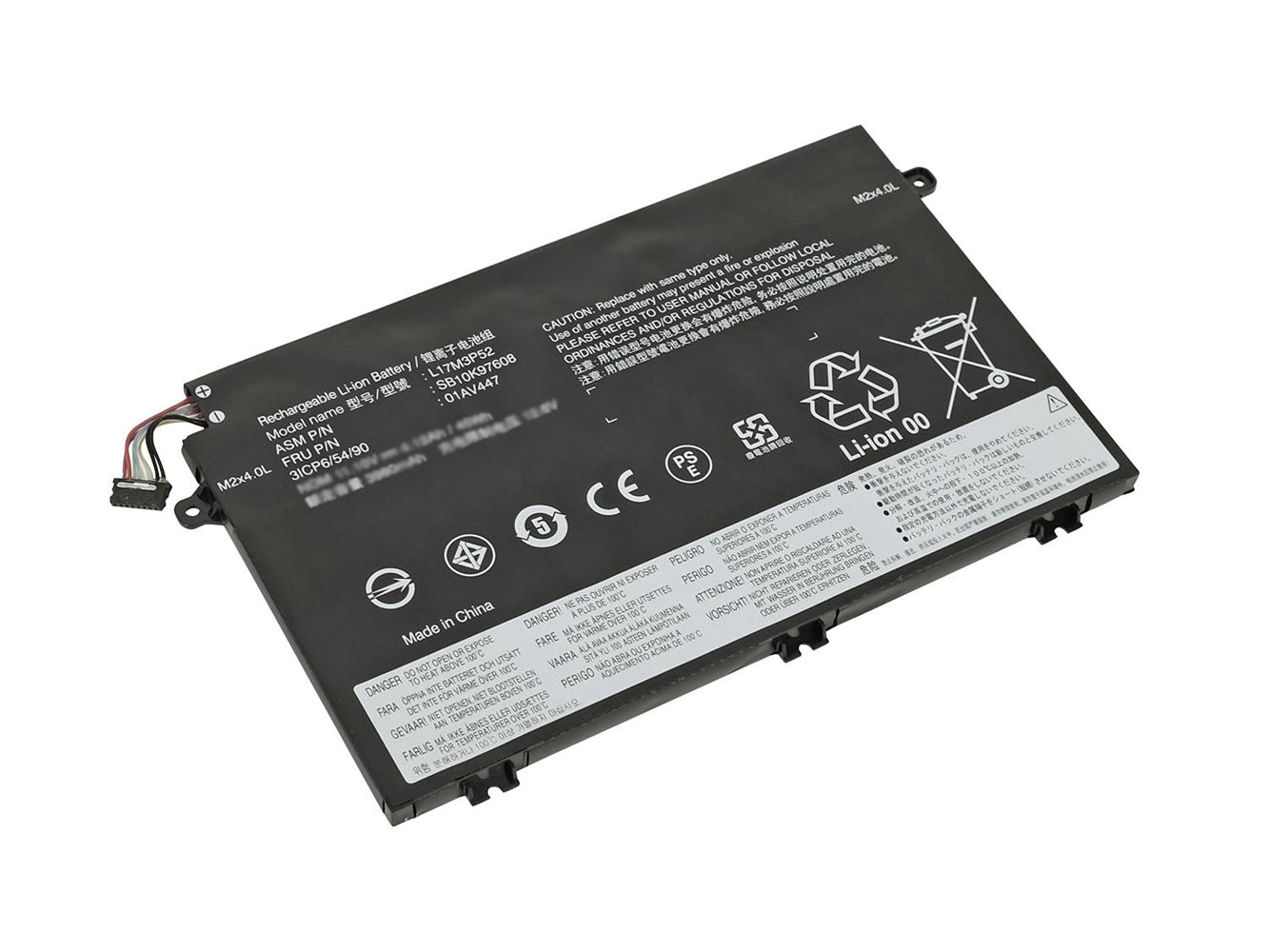 Replacement for LENOVO ThinkPad E14-20RA, ThinkPad E14-20RA0016PB Laptop Battery