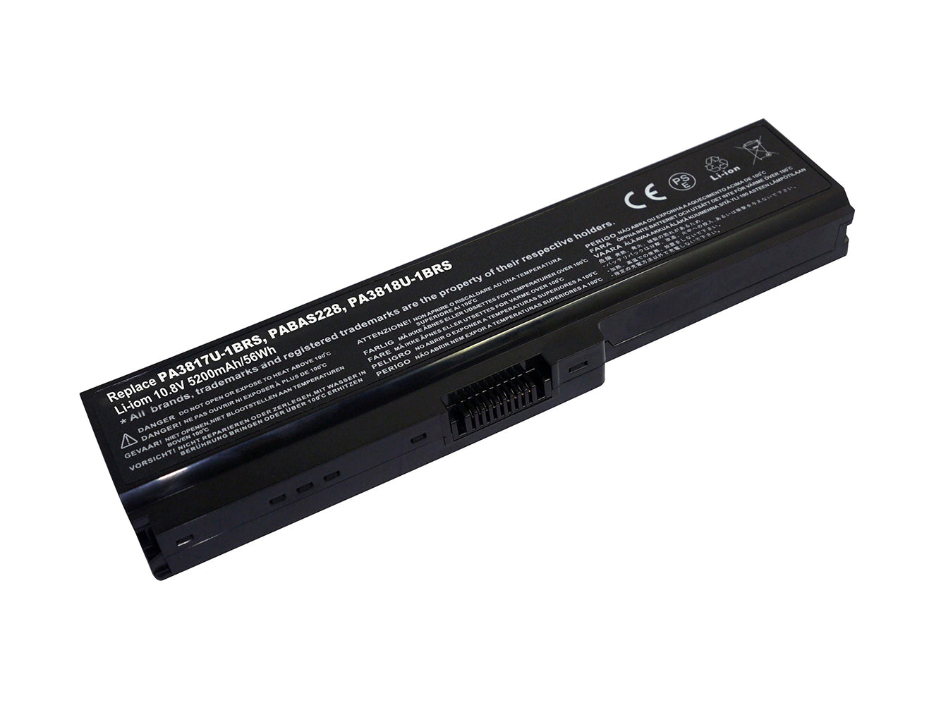 Vervanging voor TOSHIBA Dynabook MX/43KWH, TOSHIBA Dynabook CX/45, Dynabook CX/47, Dynabook CX/48, Dynabook EX/46, Dynabook EX/56, Dynabook EX/66, Dynabook Qosmio T551, Dynabook T351, Satellite L750-serie laptopaccu