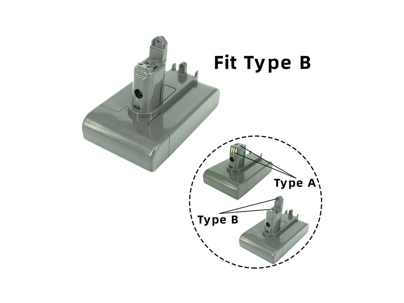 Replacement for DYSON Dyson DC35, Dyson DC57 Vacuum Cleaner Battery